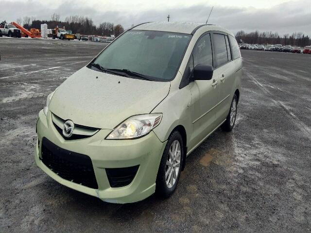 JM1CR293280301893 - 2008 MAZDA 5 GREEN photo 2