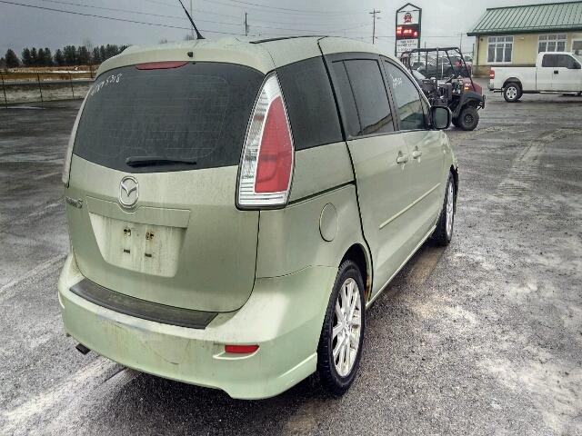 JM1CR293280301893 - 2008 MAZDA 5 GREEN photo 4