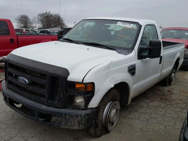 1FTNF20588ED94857 - 2008 FORD F250 SUPER WHITE photo 2