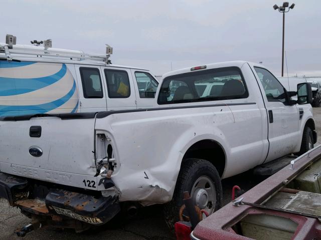 1FTNF20588ED94857 - 2008 FORD F250 SUPER WHITE photo 4