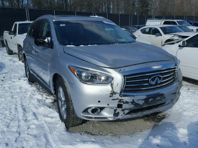 5N1AL0MM9EC540134 - 2014 INFINITI QX60 SILVER photo 1