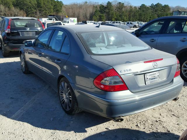 WDBUF56X87B035786 - 2007 MERCEDES-BENZ E 350 BLUE photo 3