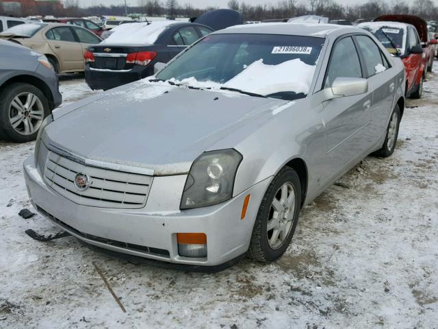 1G6DM57T160163254 - 2006 CADILLAC CTS SILVER photo 2