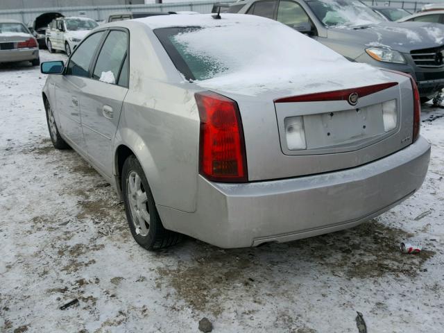 1G6DM57T160163254 - 2006 CADILLAC CTS SILVER photo 3