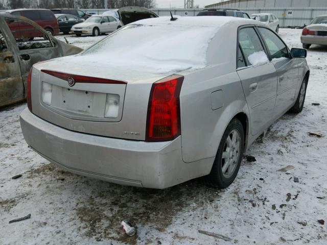 1G6DM57T160163254 - 2006 CADILLAC CTS SILVER photo 4