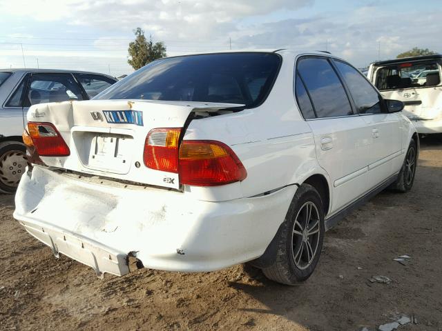 1HGEJ864XXL011125 - 1999 HONDA CIVIC EX WHITE photo 4