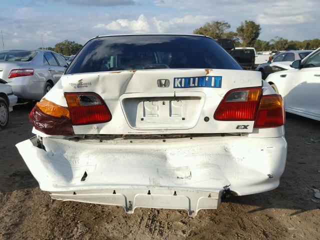 1HGEJ864XXL011125 - 1999 HONDA CIVIC EX თეთრი ფოტო 9