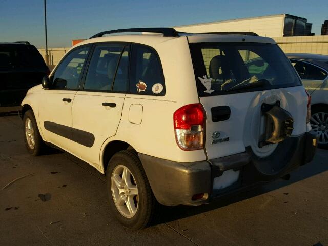 JTEGH20V910006682 - 2001 TOYOTA RAV4 WHITE photo 3