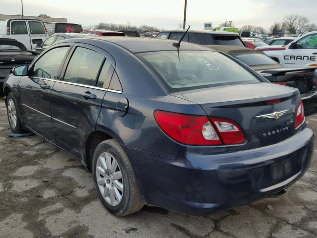 1C3LC46K67N644253 - 2007 CHRYSLER SEBRING BLUE photo 3