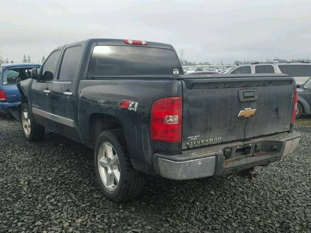 2GCEK13M181127554 - 2008 CHEVROLET SILVERADO BLACK photo 3