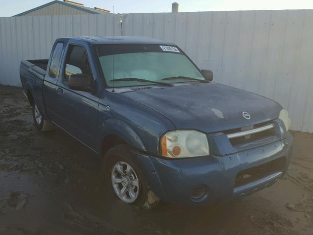 1N6DD26T84C431075 - 2004 NISSAN FRONTIER K BLUE photo 1