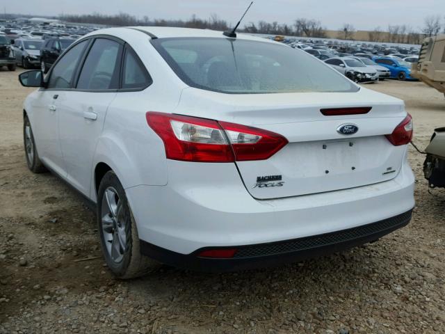 1FADP3F28EL373564 - 2014 FORD FOCUS SE WHITE photo 3