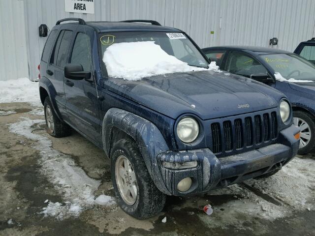 1J8GL58K92W201932 - 2002 JEEP LIBERTY LI BLUE photo 1