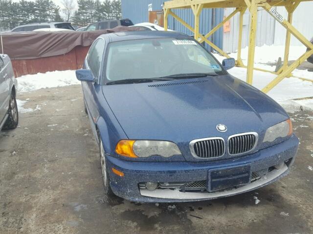 WBABN53462JU25478 - 2002 BMW 330 CI BLUE photo 9
