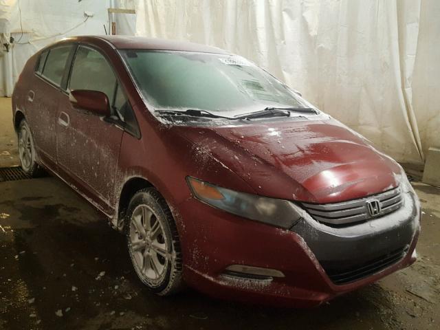 JHMZE2H78AS025089 - 2010 HONDA INSIGHT EX MAROON photo 1