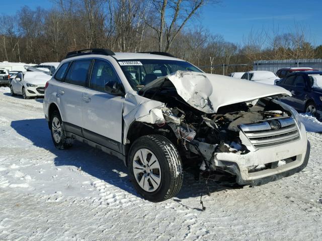 4S4BRBAC3D3298496 - 2013 SUBARU OUTBACK 2. WHITE photo 1