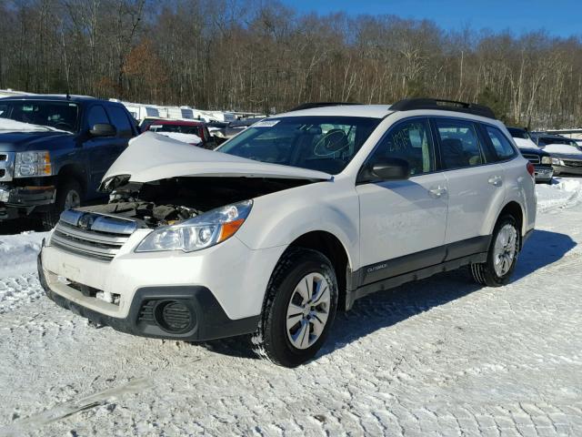 4S4BRBAC3D3298496 - 2013 SUBARU OUTBACK 2. WHITE photo 2