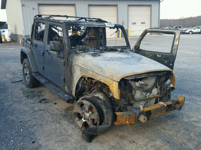 1C4BJWEG0HL669152 - 2017 JEEP WRANGLER U BURN photo 1