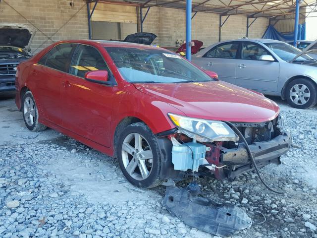 4T1BF1FK4CU537310 - 2012 TOYOTA CAMRY BASE RED photo 1