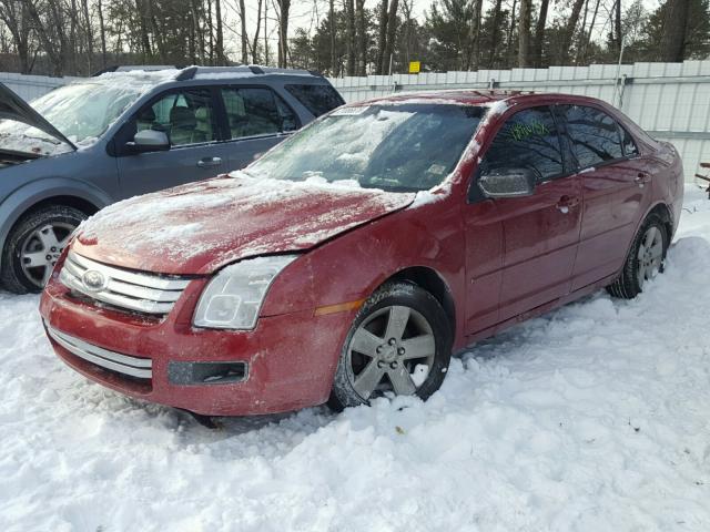 3FAFP07Z06R130501 - 2006 FORD FUSION SE RED photo 2