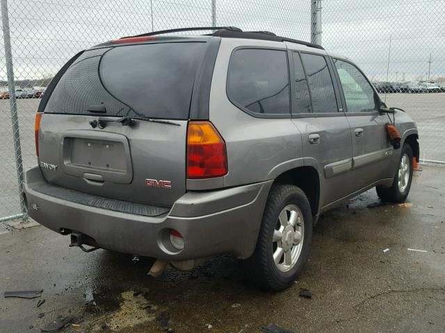 1GKDT13S052364950 - 2005 GMC ENVOY GRAY photo 4