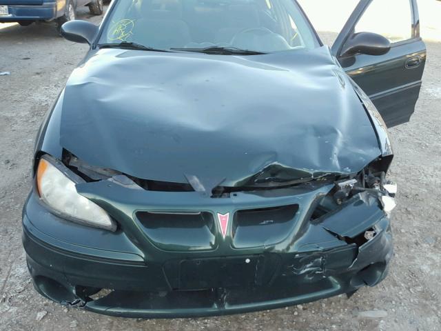 1G2NW52E72M673460 - 2002 PONTIAC GRAND AM G GREEN photo 7