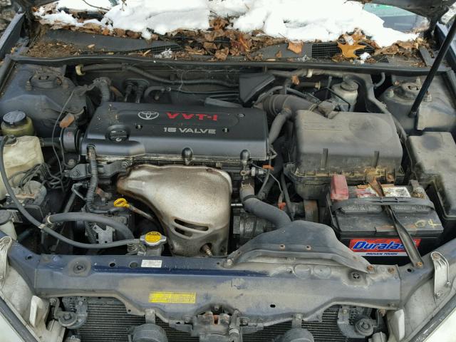 4T1BE32K34U348718 - 2004 TOYOTA CAMRY LE BLUE photo 7