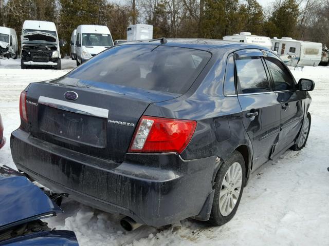 JF1GE61678H509012 - 2008 SUBARU IMPREZA 2. BLACK photo 4