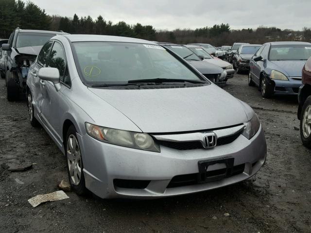 2HGFA1F51AH548832 - 2010 HONDA CIVIC LX SILVER photo 1