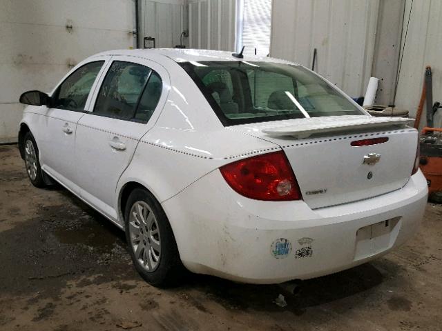 1G1AB5F59A7147868 - 2010 CHEVROLET COBALT LS WHITE photo 3