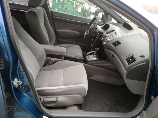 2HGFA16886H519460 - 2006 HONDA CIVIC EX BLUE photo 5