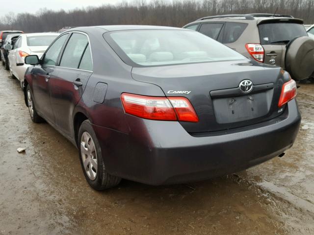 4T1BE46K58U739813 - 2008 TOYOTA CAMRY CE GRAY photo 3