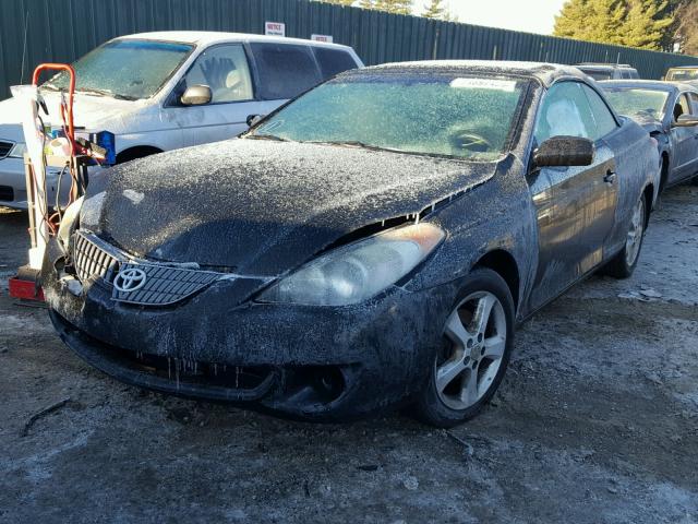 4T1FA38PX4U037349 - 2004 TOYOTA CAMRY SOLA BLACK photo 2