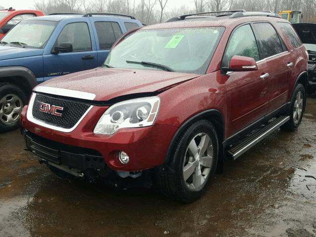 1GKKVSED7BJ123961 - 2011 GMC ACADIA SLT RED photo 2