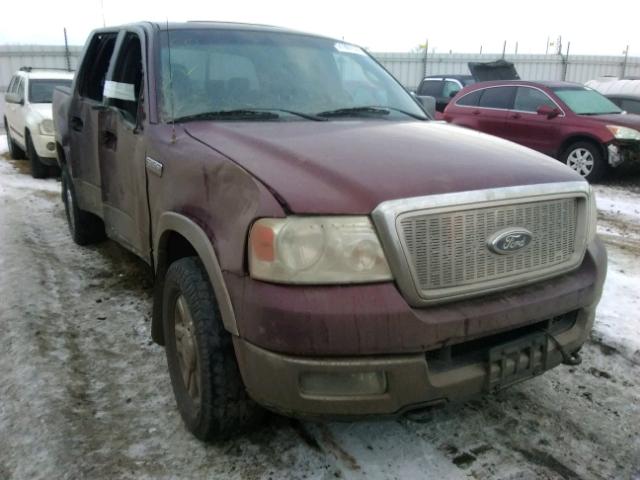 1FTPW14504KD32815 - 2004 FORD F150 SUPER MAROON photo 1