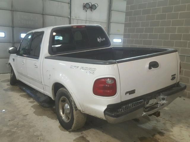 1FTRW08L51KC00740 - 2001 FORD F150 SUPER WHITE photo 3