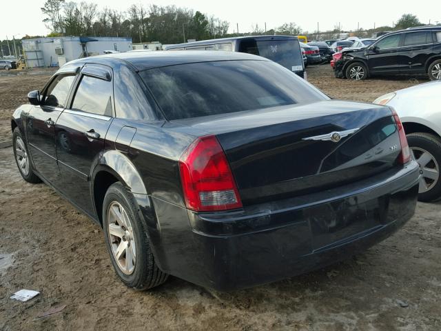 2C3LA43R56H514060 - 2006 CHRYSLER 300 BLACK photo 3