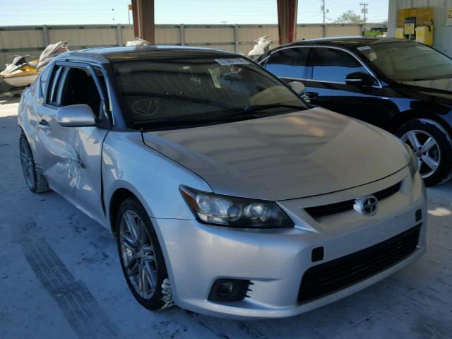 JTKJF5C78D3051901 - 2013 TOYOTA SCION TC 银色 照片 1