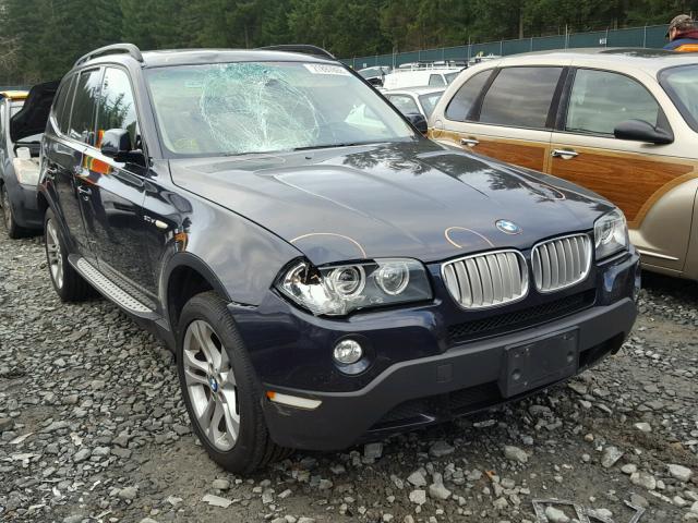 WBXPC93448WJ19500 - 2008 BMW X3 3.0SI BLUE photo 1