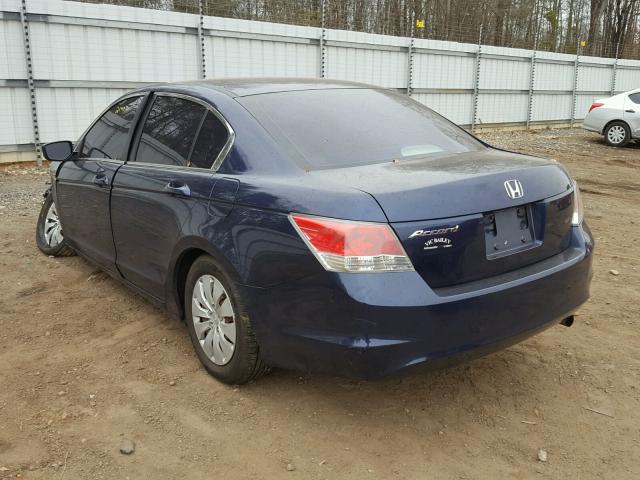 1HGCP26318A044957 - 2008 HONDA ACCORD LX BLUE photo 3