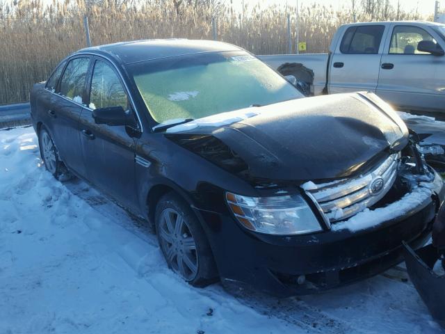 1FAHP24W18G112274 - 2008 FORD TAURUS SEL BLACK photo 1