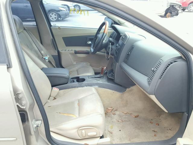 1G6DM57N430104969 - 2003 CADILLAC CTS TAN photo 5