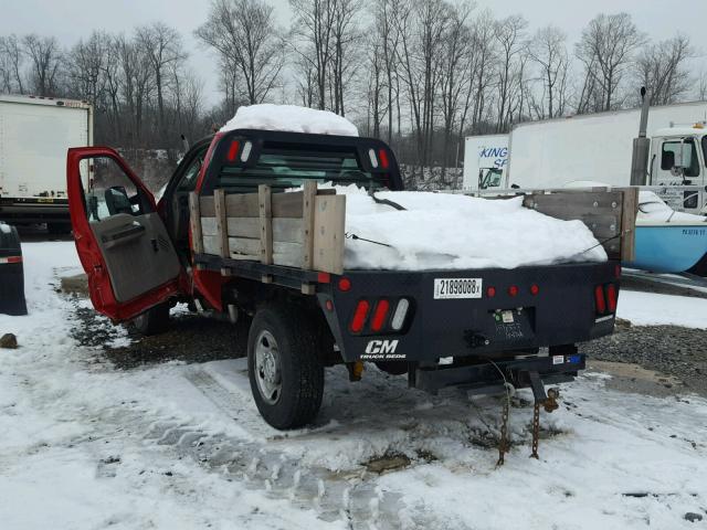 1FTWF31538ED49513 - 2008 FORD F350 SRW S RED photo 3