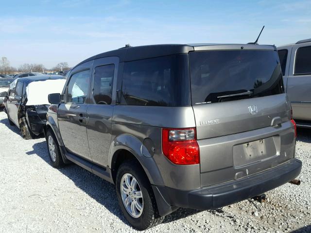 5J6YH287X7L011356 - 2007 HONDA ELEMENT EX BROWN photo 3