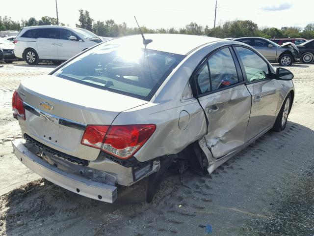 1G1PA5SHXE7288712 - 2014 CHEVROLET CRUZE LS TAN photo 4