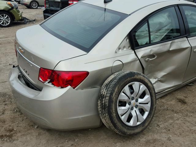 1G1PA5SHXE7288712 - 2014 CHEVROLET CRUZE LS TAN photo 9