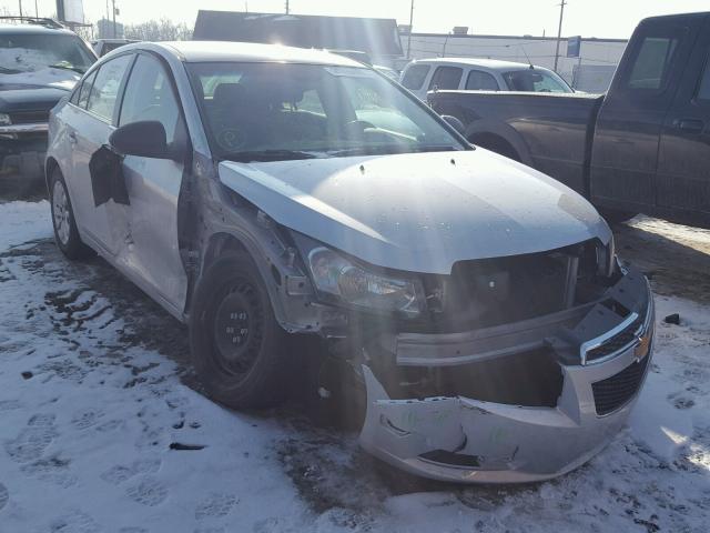 1G1PC5SH2B7135537 - 2011 CHEVROLET CRUZE LS SILVER photo 1