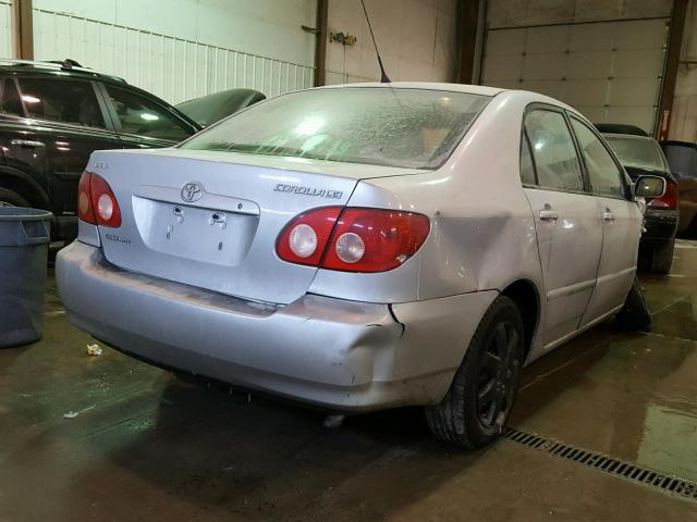 1NXBR32E77Z932039 - 2007 TOYOTA COROLLA CE SILVER photo 4