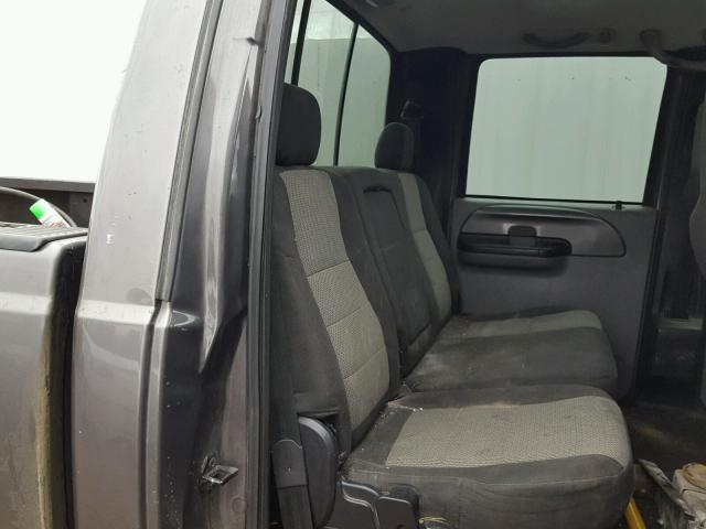 1FTSW21P56EB02923 - 2006 FORD F250 SUPER GRAY photo 6