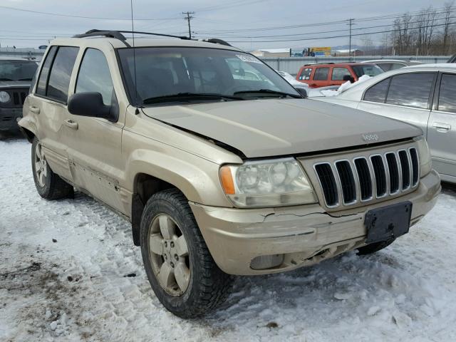 1J4GW58N71C613480 - 2001 JEEP GRAND CHER TAN photo 1